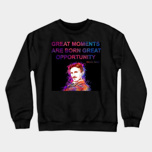 Great Moments are Born Great opportunities Crewneck Sweatshirt by nkZarger08